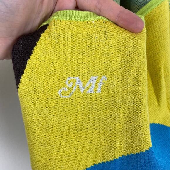 The Mayfair Group Olivia Knit Mini Halter Dress Green Brown SIZE XXL - Picture 6 of 8